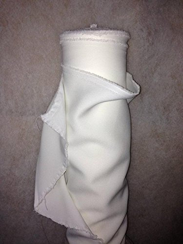 Tissus BURLINGTON infroissable BLANC nappe habillement au 0.50 metre largeur 150 cm