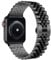 Wolait Compatible with Apple Watch Ultra 2 Band 49mm 46mm 45mm 44mm 42mm,Stainless Steel Heavy Band with Butterfly Folding Clasp Link Bracelet for iWatch UltraSeries 10/9/ 8/7/6 Men,Black