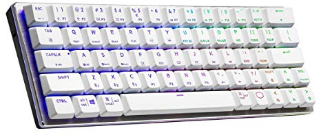 Cooler Master Gaming SK622 USB + Clavier Bluetooth US Anglais Blanc