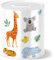 OWLBOOK® Safari Tiere Spardose Kinder Junge Mädchen | Geschenke zur Einschulung | Taufgeschenke | Geschenk Taufe Geburt Geburtstag | Sparschwein | Sparbüchse | Sparkasse | Wiederverschließbar