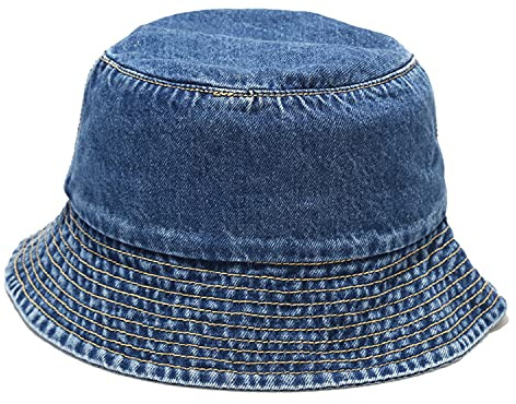 Umeepar 100% Baumwolle Denim Fischerhut Sonnenhut Sommerhut Hut for Damen Herren