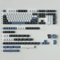 Sumgsn Keycaps 169 Keys Double Shot ANSI/ISO Layout Cherry Profile Arctic Keycap for Cherry MX Switches Mechanical Gaming Keyboard