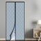 Homealexa Rideau Porte Isolation Thermique Magnétique 90x210cm, Anti Froid, Obscurcissement, Insonorisation pour Balcon Salon sous-Sol Gris