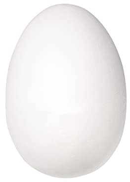 Osterei Deko-Osterei Osterdeko Deko-Ei Ei XL 75 cm hoch weiß Fiberglas RAL 9003