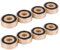 Kipebep 8PCS Turntable Isolation Feet Pads -Lautsprecherspitzen StandfußKegel Basismatte für Audio-SoundverstäRker