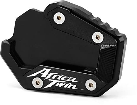 Modeer Für CRF1100L Africa Twin 2019-2024 Motorradständer Fuß Seitenständer Verlängerungspolster Stützplatte Pedal CRF 1100 L Zubehör Farbe Schwarz