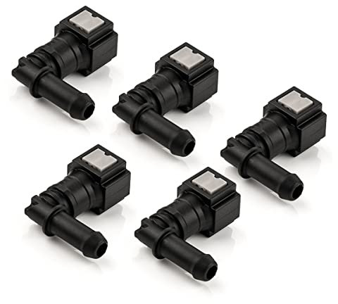 LST 5x Schnellverschluss Kraftstoffleitung Schlauchkupplung L-Stück 6,3x8mm
