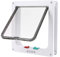 Cat Door, Safety Pet Door with 4 Way Lock, Weatherproof & Easy Installation Cat Flap Door for Interior Exterior Door, Window, Wall (XL)