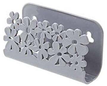 IOIUSKKU Porte-éponge évier ventouse égouttoir égouttoir salle de bain stockage amovible sans trace organisateur maison égouttoir, Gris