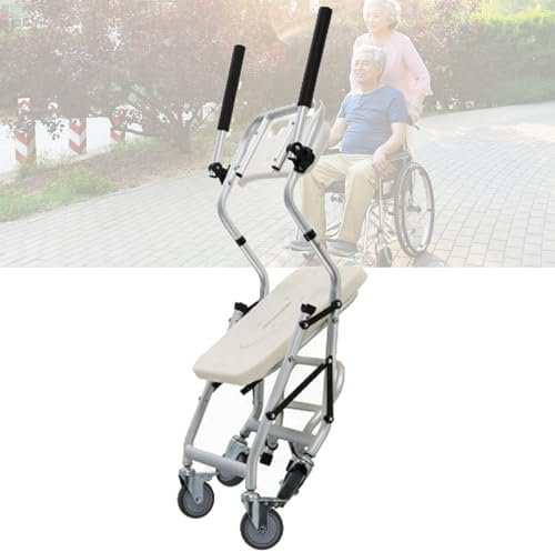 XJZHANG Toilette Duschstuhl Für Ältere, Duschstuhl Mit Rollen Klappbar, Duschstuhl Mit 4 Bremsrollen, Duschrollstuhl Mit Eimer, Klappbarer Duschrad-Transportstuhl