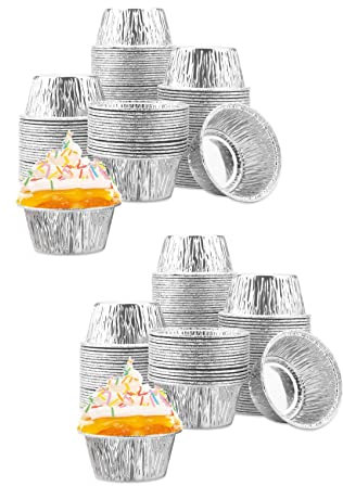 TsoLay 300 pirottini in alluminio per cupcake, muffin, pirottini usa e getta per muffin, supporti per pirottini