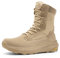 NORTIV 8 Stivali Militari da Uomo Stivali da Combattimento Traspiranti con Cerniera Stivali da Combattimento Tattici di Sicurezza Scarpe da Trekking all'aperto,Size 44,Sabbia,SNMT242M