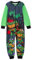 TEENAGE MUTANT NINJA Turtles Einteiler für Jungen, Fleece-Pyjama, Pyjama, TMNT-Nachtwäsche, All-in-One-Schlafanzug mit Reißverschluss