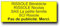 Plaque Boite aux Lettres Personnalisable - 12x5 cm - 1 à 6 Lignes - Etiquette Boite aux Lettres - Sonnette - Porte - Autocollant - Plaques avec Nom - Gravée (Jaune)