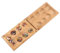 Abaodam Mancala-Brettspiel strategiespiel Kinder Taktikspiel für Kinder Faltbares Spielbrett Pädagogisches Brettspiel Afrikanisches Spielzeug Kinderschachbrett Mancala-Schach Bambus