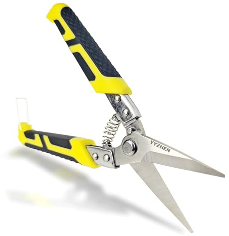 YYZHEN 8.7 Inch Aviation Tin Snips, Heavy Duty Scissors for Metal Cutting