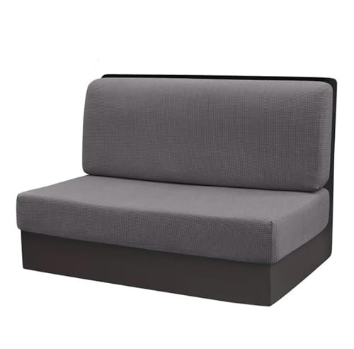 MOHUIED 2 Teile/Satz Stretch RV Dinette Kissen Abdeckungen Wasser Abweisend Polar Fleece Sofa Abdeckungen RV Camper Auto Sitz Bank Rückenlehne Abdeckung für Wohnmobil(Color 7)