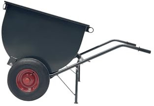 kaiserkraft | Kipp-Japaner-Transportkarre | Luftreifen | LxH 1450 x 865 mm | 200 l