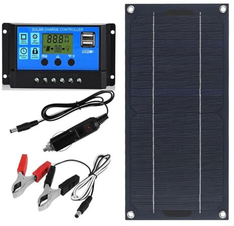 Easy Carry 600W 100A Solar Panel Betreuer Mit Controllern Hocheffiziente Solarpanel Set Perfekt Für Autobatterien Und Boote