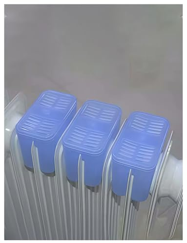 Plastic Oil Radiator with Mounted Humidifier, Silent Evaporative Heater with Visible Water Level