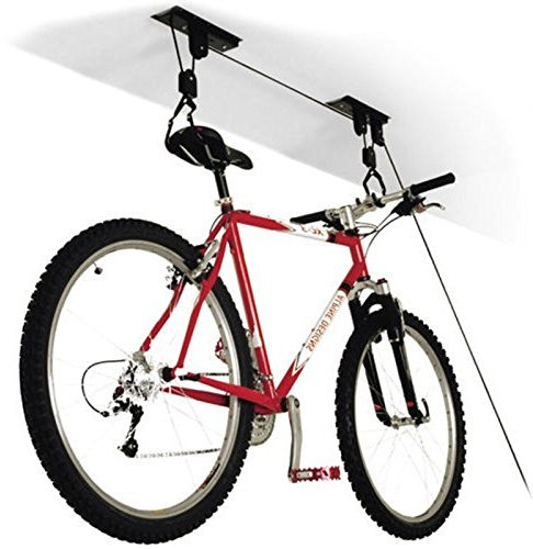Fahrradhalterung mit Riemenscheibe und Haken