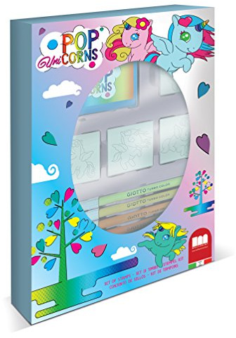 Multiprint 1603 Unicorn 4 Stamp Set, Multi-Colour
