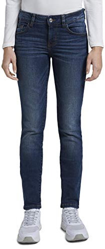TOM TAILOR Damen Jeans 1008117 Alexa Slim, 10282 - Dark Stone Wash Denim (1), 30W / 32L