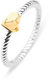 PAUL HEWITT Damen Edelstahl Ring Anchor Love - Damenring Edelstahl, Ring für Damen in Silber mit Anker-Schmuck (Gold)
