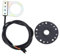 VGEBY Bike Pedal Assist Sensor, Steel Electric Bike Power Pedal Speed Sensor Set Cycling Accessory,Black
