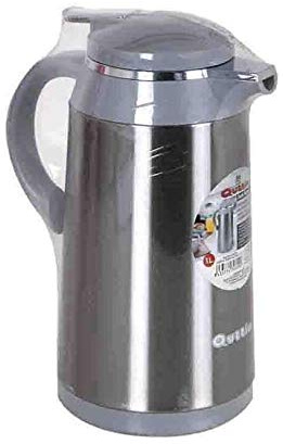 Quttin S2201989 Thermoskanne, Stahl, 1 l krug, Edelstahl, bunt