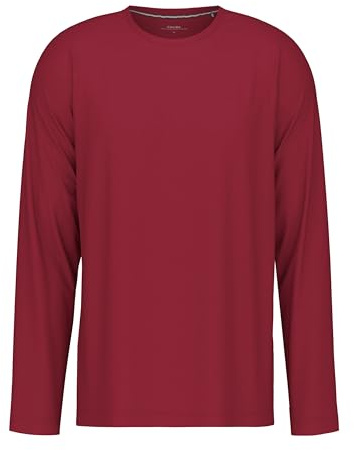 CALIDA Remix Basic Sleep Langarmshirt Herren, aus 100% Baumwolle Rumba red 52-54