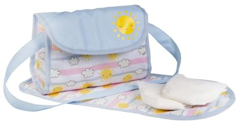 Adora Sunny Days Baby-Puppen-Zubehör, interaktiv, Farbwechsel und wasseraktivierte Baby-Puppen-Wickeltasche, mehrfarbig, 33 cm