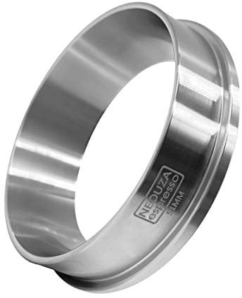 NEOUZA Embudo dosificador de café espresso de 51 mm, acero inoxidable 304, apto para portafiltro Delonghi Breville de 51 mm
