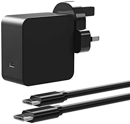 HotTopStar 65W PD USB C Charger Plug, Quick Charge 3.0 GaN Compact Smart Travel Fast Wall Charger Compatible for Macbook Pro/Air iPad iPhone 15/15 Pro/15 Pro Max Galaxy S24/S23, Pixel 8