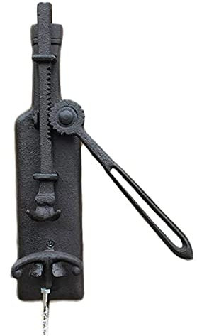 Tire-bouchon à vin vintage, ouvre-bouteille de vin rouge fixé au mur en fonte, tire-bouchon de décoration murale pour bar, serveurs, cour, restaurant, fête, cadeau