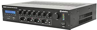 Mercury 953.244UK 100V mixer amplifier with 4-zone paging with Bluetooth, SD, USB and FM tuner