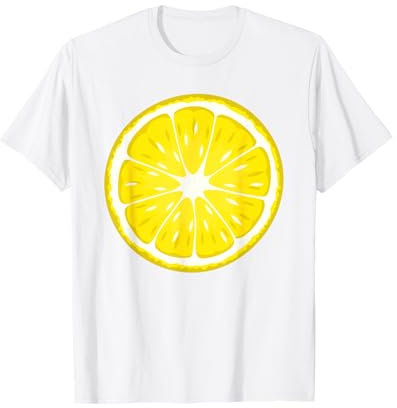 Zitronen-Kostüm für Erwachsene, Kinder, Obst-Halloween-Kostüm T-Shirt