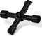 SOL 4 Way Utility Key Set - Multi-tool for Radiator, Gas Meter, Panel & Service Access - Metal Handle
