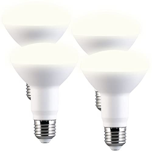 Luminea Led Lampe E27: 4er-Set LED-Reflektoren R80, E27 11 W (ersetzt 120 W) 1050 lm warmweiß (LED-Lampen E27 warmweiss, LED-Birnen E27 warmweiß, Deckenlampe)