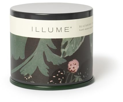 Illume Beautifully Done Essentials BlackBerry Absinthe Vanity Tin Scented Candle