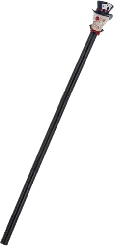 Smiffys Ausziehbarer Voodoo-Totenkopf-Stock, 3 Stück, 88 cm Halloween