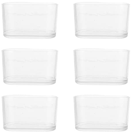Lot de Bouchons de Jambe ovales pour chaises Pieds de Meubles en Silicone Housses de Pieds pour Pieds de Chaise de de Sol Transparent 20 x 40 mm