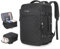 YOUNGOA Handgepäck Rucksack 40x20x25 Flugzeug für Ryanair Reiserucksack Damen Herren Kofferrucksack 20L YG079 Schwarz