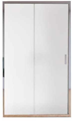 Porte de douche coulissante opaque 6mm H195 AGATA - 140