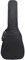 Lidzopas Gitarrentasche, Folk-Gitarrentasche, wasserdichte Hülle, verdickte Baumwolle, Rucksack für Akustik-E-Gitarre, 104,1 cm, Schwarz , One size