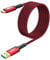 SUNGUY USB auf C Kabel, 5Gbps USB C Kabel 2M USB C Ladekabel QC 3.0 Kompatibel mit Android Auto, iPhone 16/15 Pro Max Plus, HUAWEI P30, XIAOMI,Google Pixel 7-Rot