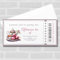 The Card Zoo Teapot Going For Afternoon Tea Personalised Surprise Ticket Gift Voucher
