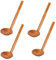 Chef-Hub Wooden Ramen Spoon Set, 4 Pieces, Japanese Style Long Handle Soup Spoons, Spoon Set