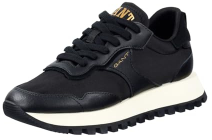 GANT FOOTWEAR Damen CAFFAY Sneaker, Black, 42 EU