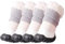 LOLPALONE 4 Stück Hundeschuhe Winter Bequeme Warme Haustiere Hund Chihuahua Schnee Wasserdicht Outdoor Rutschfeste Welpen Turnschuhe B